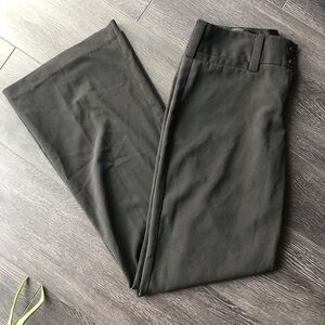 BCX Black Flare Mid-Rise Dress Pants Size 7